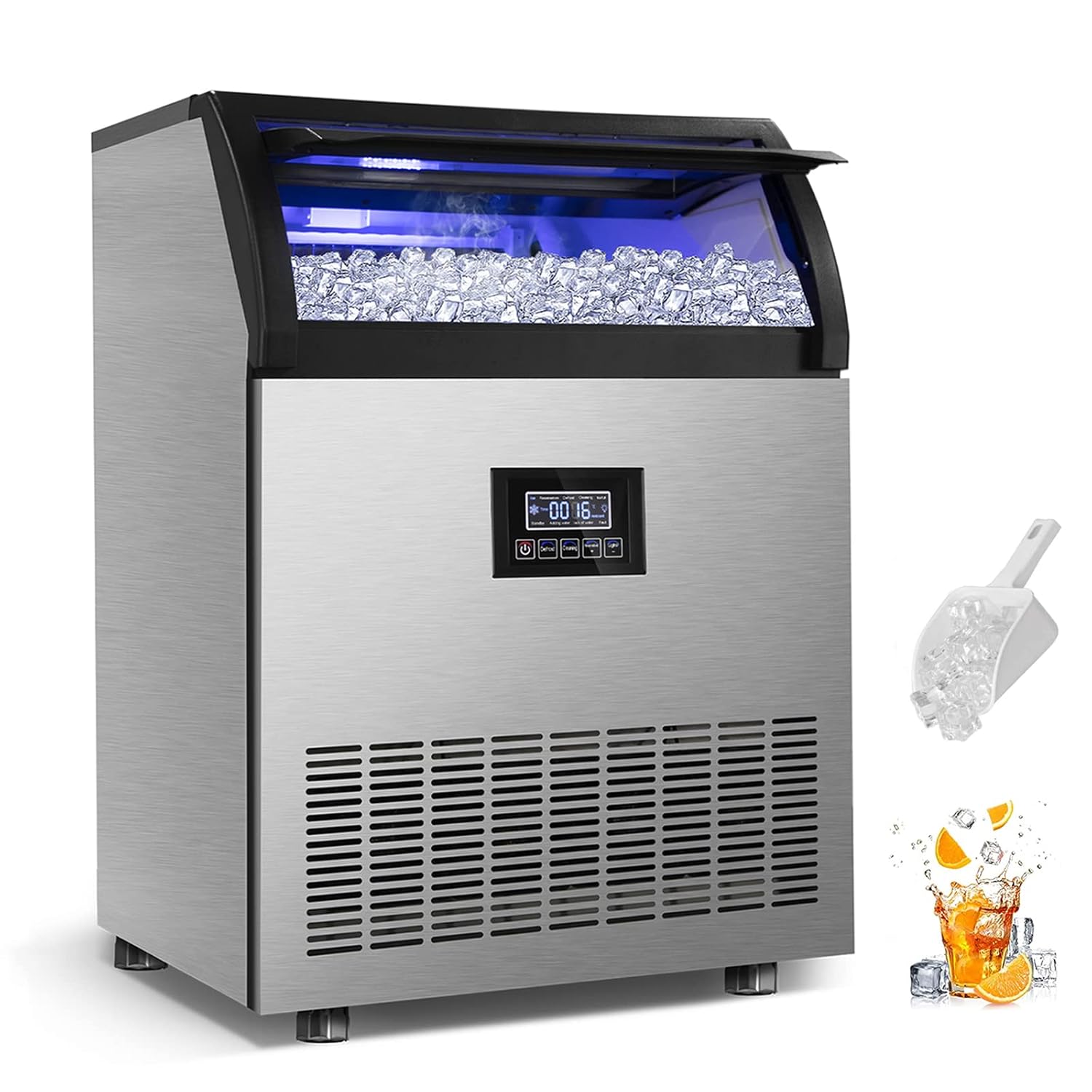 250 Lbs/24H Under Counter Ice Maker